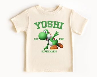 Retro Plumber Game Green Dinosaur T-Shirt, Comfort Colors Tee