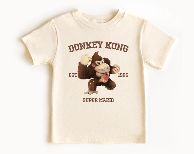 Arcade Gorilla Plumber Game T-shirt, Comfort Colors Tee