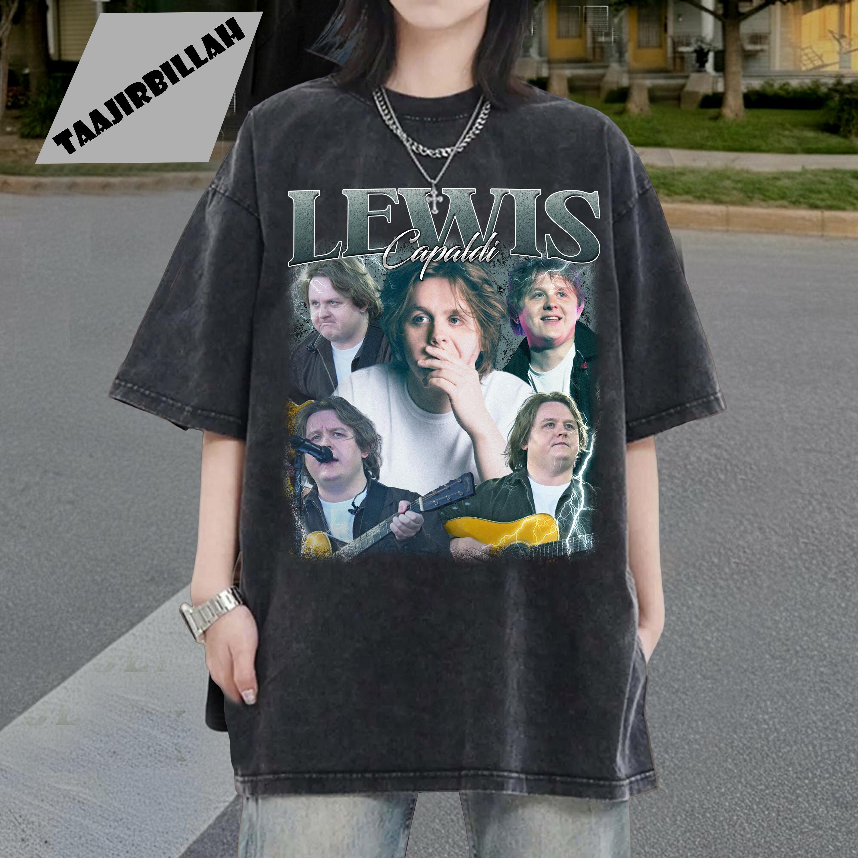 T-shirt Lewis Capaldi « Survive » – Tour Lyric – Coupe Oversize Unisexe