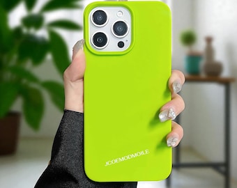 Funda de silicona fluorescente para iPhone – Funda protectora suave