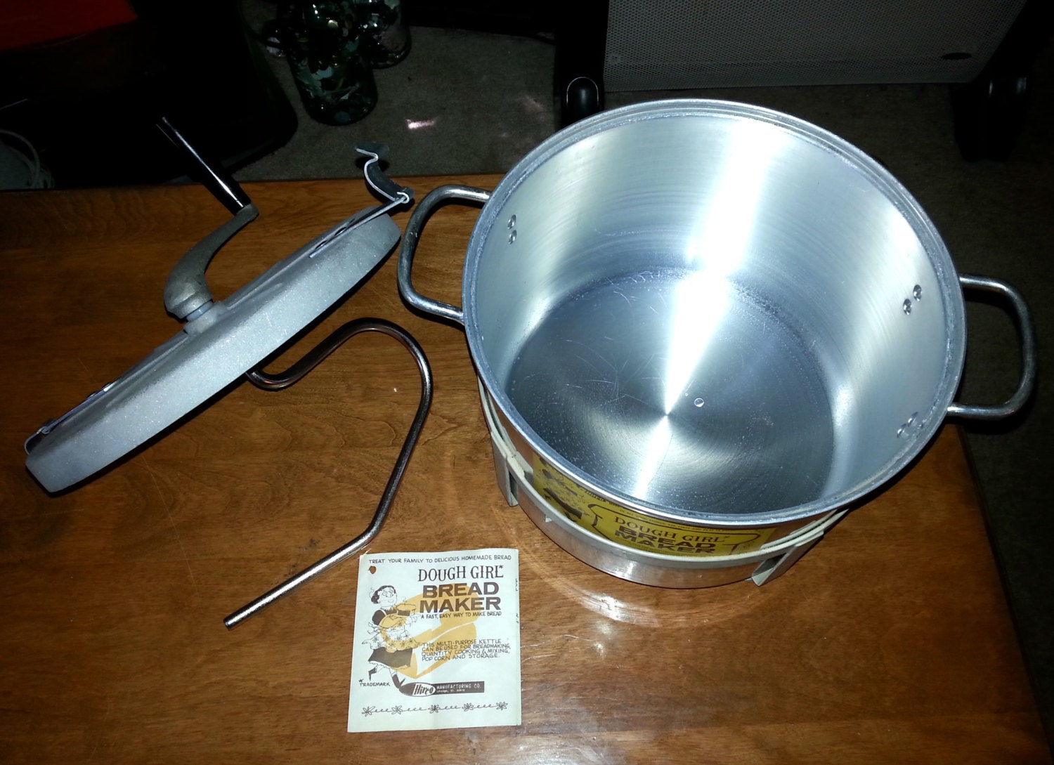 Vintage BREAD Maker DOUGH GIRL Vtg Hand Crank nonelectric Etsy