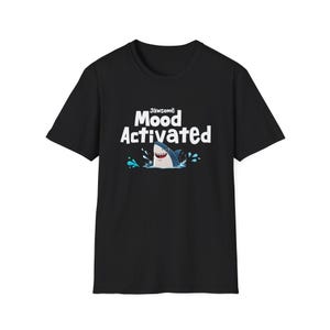 Blue Shark Lover T-Shirt, Ocean Graphic Tee, Funny Introvert Shirt, Social Distancing Humor, Unisex Top, Animal Lover Gift