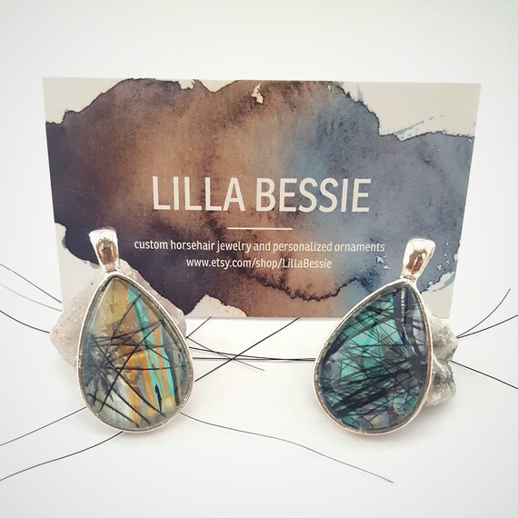 Custom Horse or Pet Hair Necklace Etsy