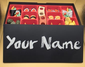 Sushi Chess Set with Custom Name