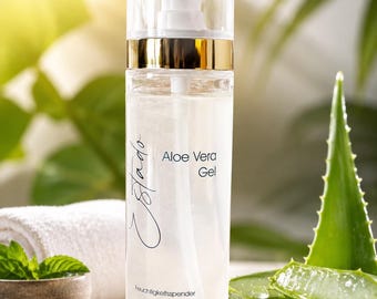 Gel de Aloe Vera con Ácido Hialurónico – 200 ml | 1200 mg de Aloe Vera | Botella de vidrio sostenible