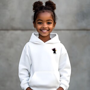 Girls Comfy Hoodie Sweater, Cozy Embroidered Hoodie, Cute Girls Sweatshirt, Gift for Girls Hoodie, Personalized Kids Hoodie, Birthday Gift