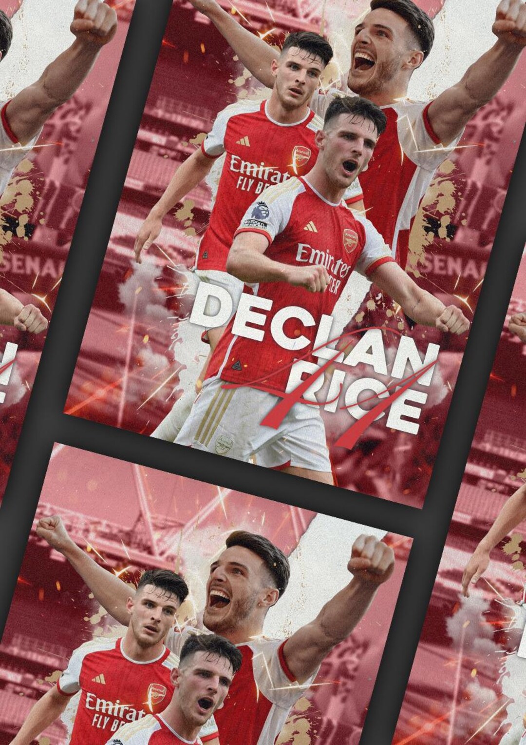 Declan Rice [digital File] A4 & A3 | Football Fan Prints | Poster ...