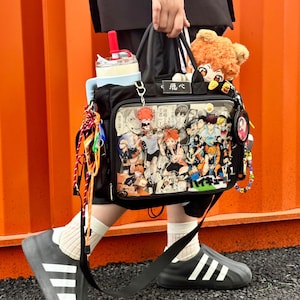小物 Itami Custom Tomato Ita Bag, Kawaii Crossbody Pin Display Bag