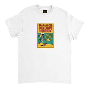 Fun Marathon Runners T-Shirt | Durable 100% Cotton Tee for Runners | Perfect Gift for Running Enthusiasts
