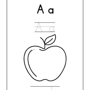 Trace and Color Alphabet Letters
