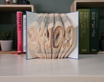 Personalisiert Buch mit Datum – Hochzeitsgeschenk | Jubiläumsgeschenk | Geburtstagsgeschenk | Geschenk zur Geburt