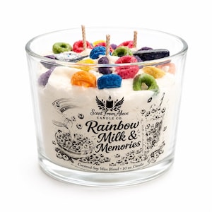 Rainbow Milk and Memories Fruit loop Candle