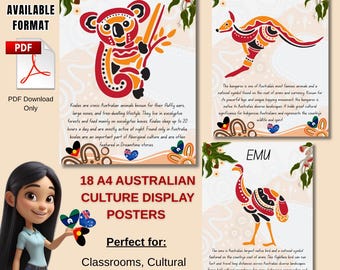 Australian Culture Posters: NAIDOC Week, Indigenous Education (PDF Download A4 Size)