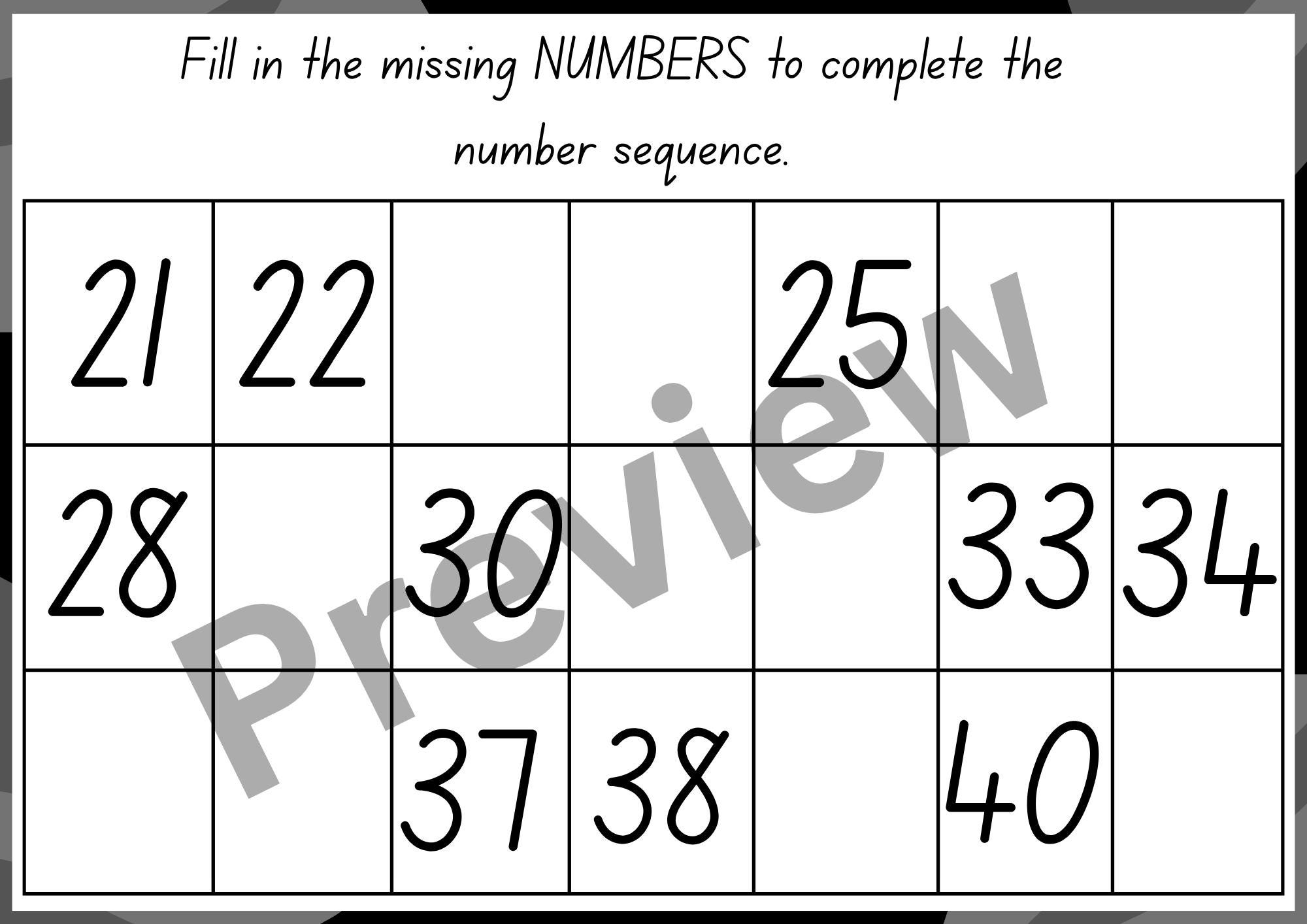 Literacy & Numeracy Worksheets: ABC, Number Tracing (digital Download ...