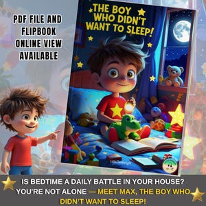 The Boy Who Didn’t Want to Sleep - Bedtime Story | Healthy Sleep Habits | Kids Bedtime Struggles | Sleep Routine Tips | Bedtime Routine