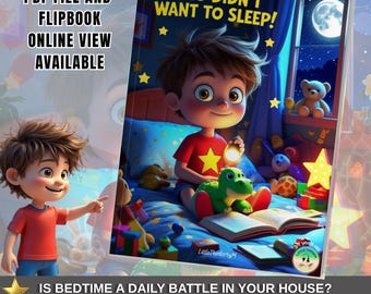 Children's Bedtime Story: Healthy Sleep Habits (PDF & Flipbook Format