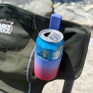3D Printed Clip-On Drink Holder: Beach, Camping, & More