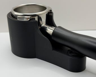 Adjustable Espresso Tamping Station: Minimalist Coffee Bar Accessory for 54mm, 51mm, and 58mm Portafilters