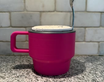 3D Printed Ice Cream Pint Cozy: Stanley Style Handle Holder