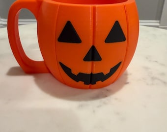 Jack-O-Lantern Ice Cream Pint Holder: Dessert Cozy - 3D Printed Fun Gift!