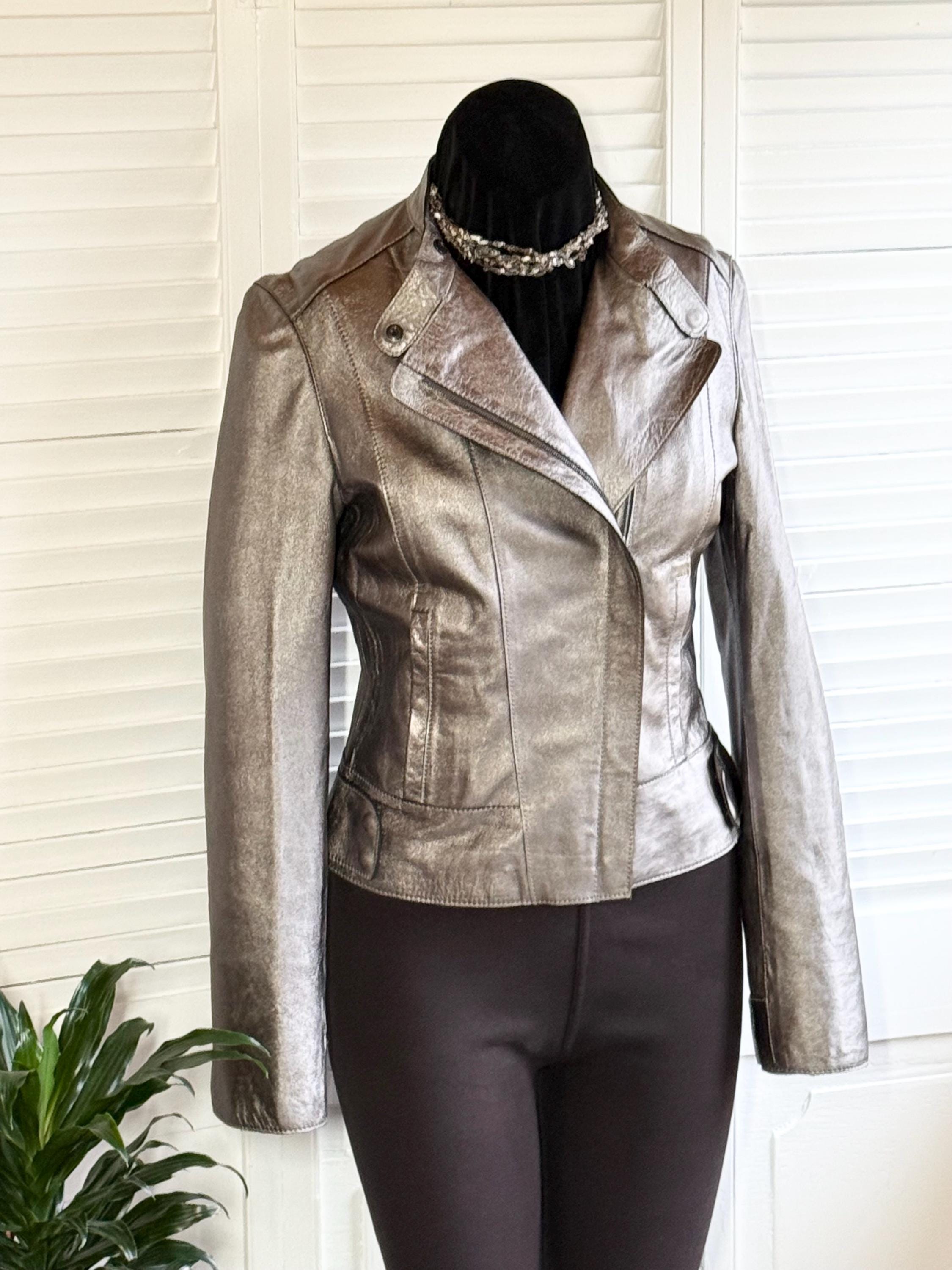 Leather Jacket Hugo Boss - Etsy