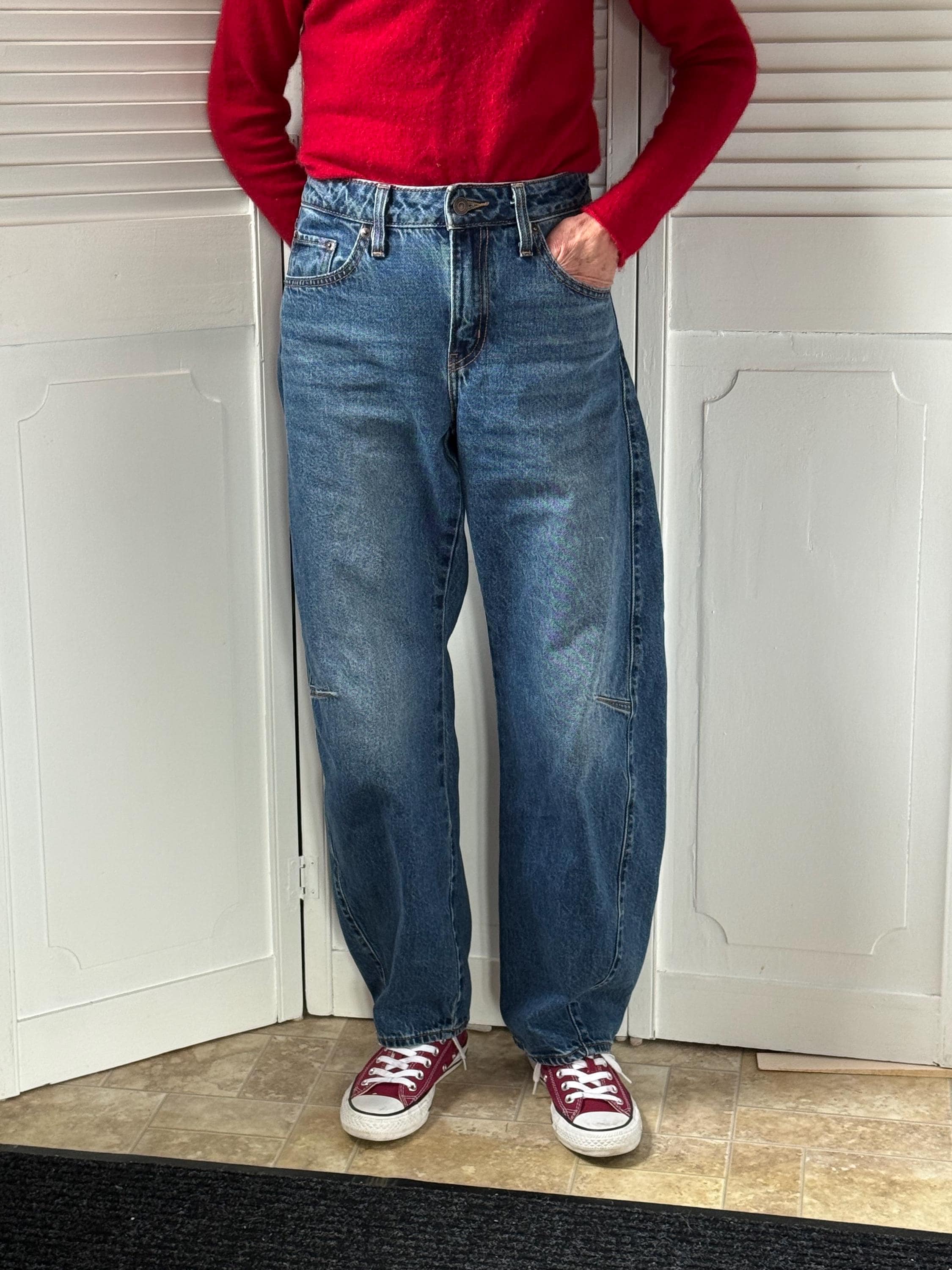 Levis Red Engineered Jeans - Etsy