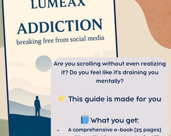 Digitales Detox-Tagebuch | Selbstfürsorge-mentale Klarheit PDF | Druckbarer 7-Tage-Planer | Hör auf zu scrollen
