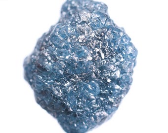 Diamant Brut Naturel Bleu - 1.76 Carats - Non Taillé - En Vrac - Origine Afrique Du Sud