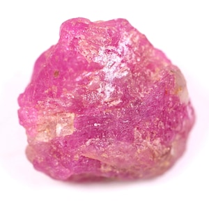 6,25 kt roze gecoate Afrikaanse robijn, mooie onregelmatige ruwe ongesneden zeldzame robijn voor aangepaste sieraden