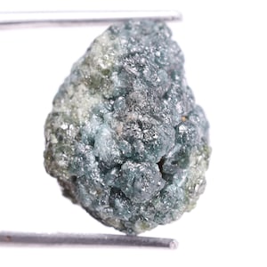 14.01 Ct Natural Blue Rough Diamond | Blue Raw Uncut Diamond Stone | Unique Blue Rough Diamond for Jewelry Making | Loose Raw Diamond