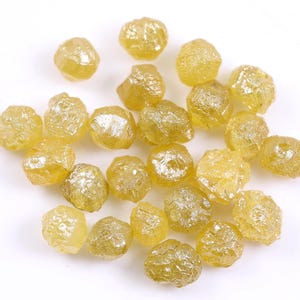 Loose Yellow Raw Diamond For Jewelry Making, Natural Yellow Color Rough Diamond, Yellow Color Diamond For Personalized Jewelry