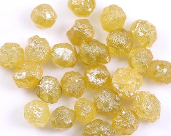 Loose Yellow Raw Diamond For Jewelry Making, Natural Yellow Color Rough Diamond, Yellow Color Diamond For Personalized Jewelry
