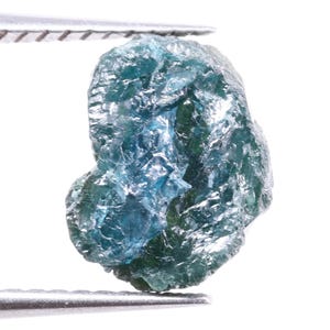 1.65 CT Natural Blue Rough Diamond, Uncut Raw Fancy Diamond, Earth Mined Treated Diamond, Loose Conflict Free Diamond for Unique Jewelry