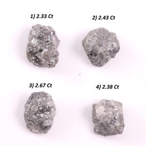 Grey Diamond Raw Diamond, Jewelry Making Diamond, Unique Diamond Rough Diamond, Uncut Diamond, Loose Natural Grey Rough Raw Diamond