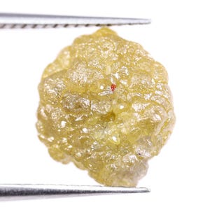 3.69 Ct Natural Yellow Rough Diamond | Raw Uncut Diamond for Jewelry | Unique Earth Mined Diamond | Rustic Diamond | Loose Raw Diamond