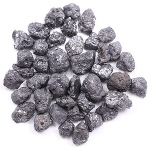 139.73 Ct Uncut Black Raw Diamond, Conflict Free Black Loose Diamond, Natural Black Rough Diamond For Custom Jewelry Making