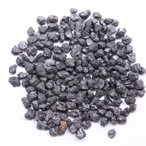200 Ct Natural Black Rough Diamond, Uncut Raw Loose Diamond, Rustic Earth Mined Unpolished Diamond for Jewelry Making or Collectors