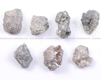 16.80 Ct rustikale graue Rohdiamanten Lot, natürliche ungeschnittene lose Diamanten, rohe Erde abgebaute Steine für Schmuckdesign