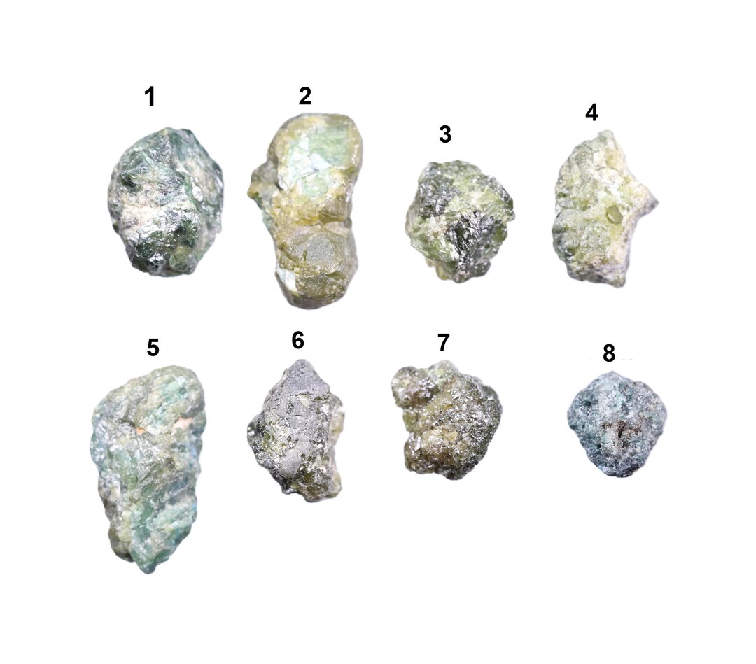 Irregular Green Grey Rough Diamond, Earth Mined Diamond for Jewelry ...