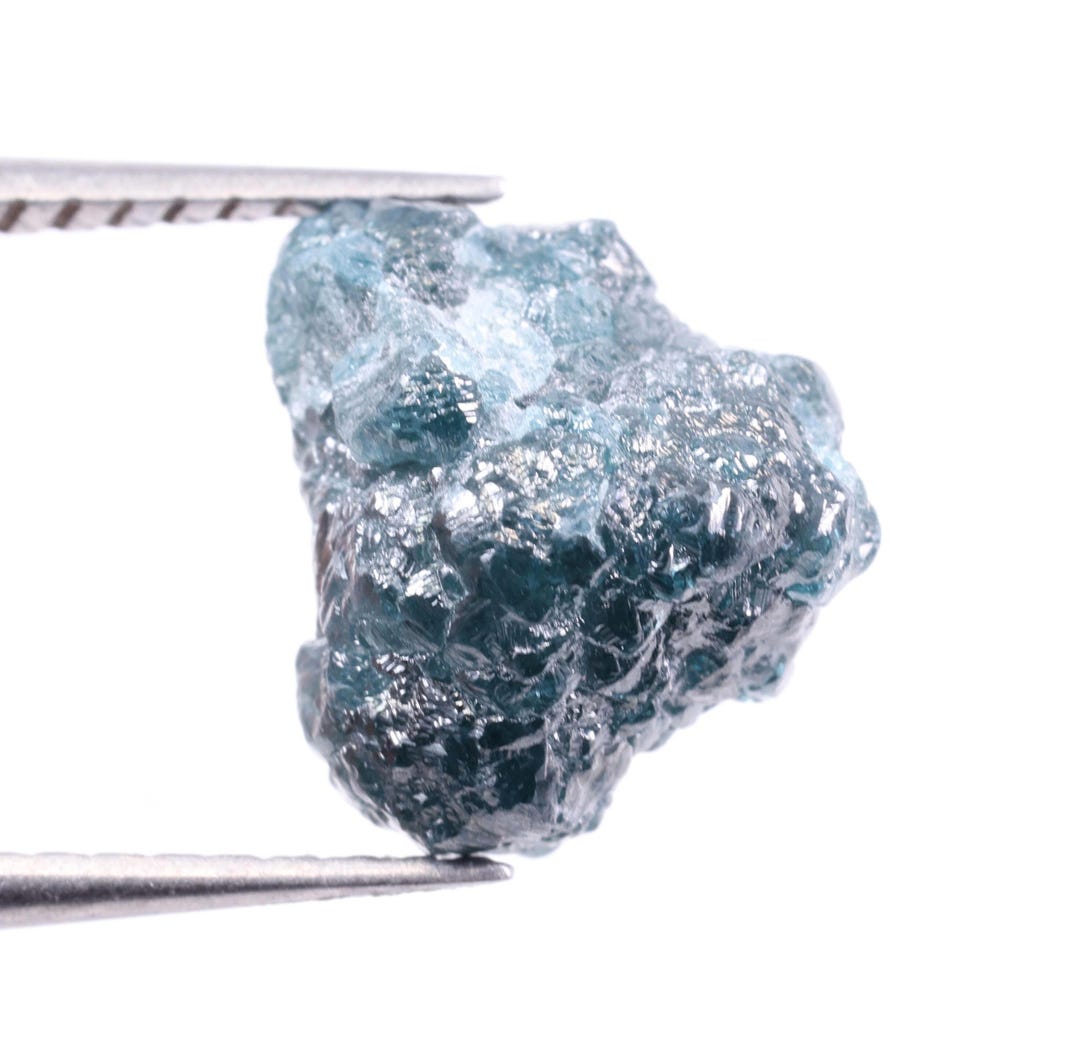 2.72 Ct Conflict Free Earth Mined Blue Rough Diamond, Natural Loose ...