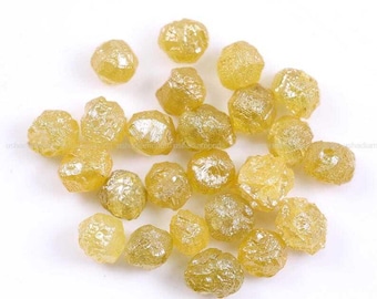 1-3 MM Loose Yellow Raw Diamond For Jewelry Making, Natural Yellow Color Rough Diamond, Yellow Color Diamond For Personalized Jewelry