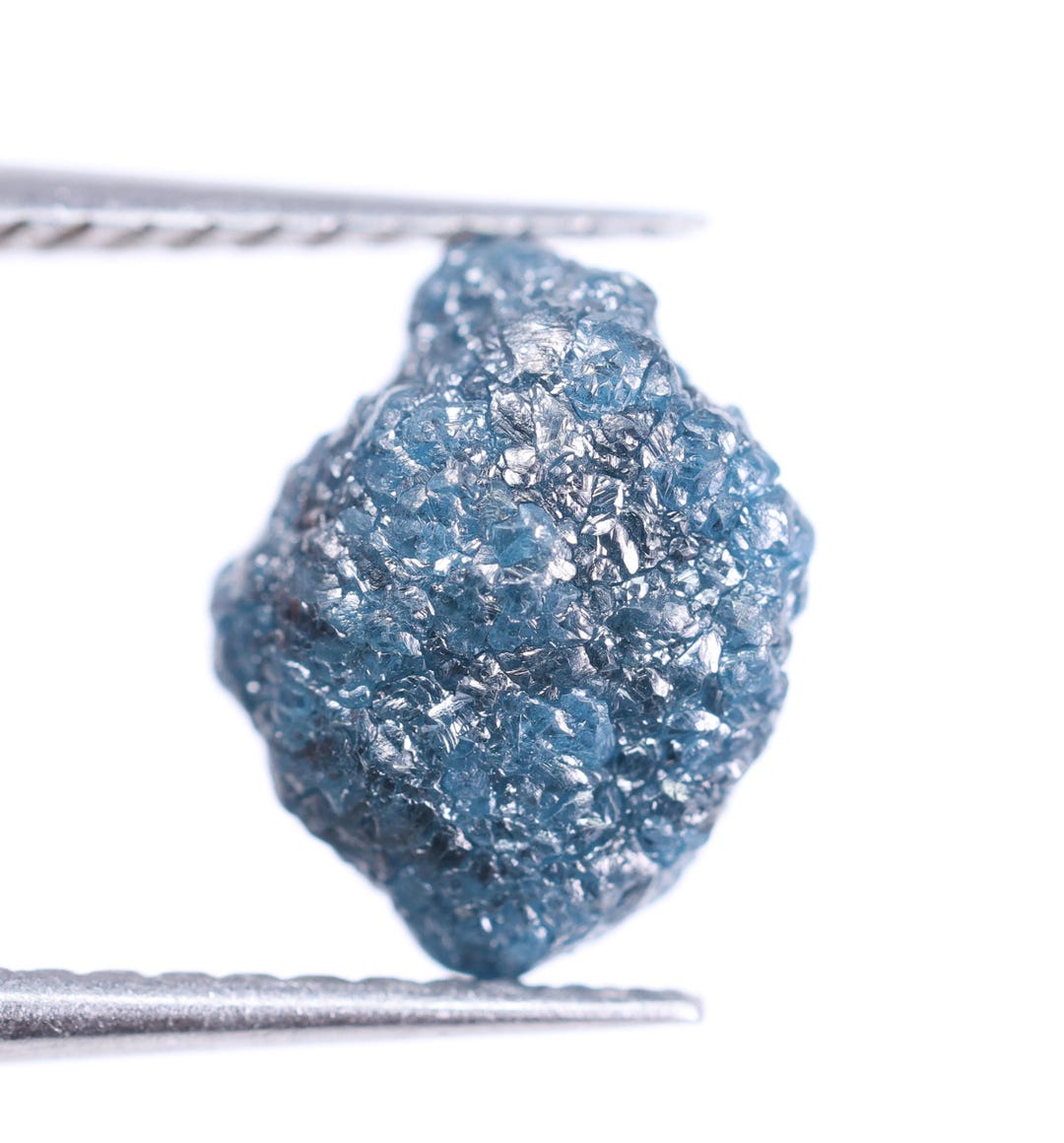 Diamant Brut Bleu Naturel 1,22 Carats Non Coupé - Origine Afrique Du Sud, Qualité Fancy