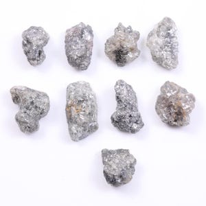 Grey Diamond Raw Diamond, Jewelry Making Diamond, Unique Diamond Rough Diamond, Uncut Diamond, Loose Natural Grey Rough Raw Diamond