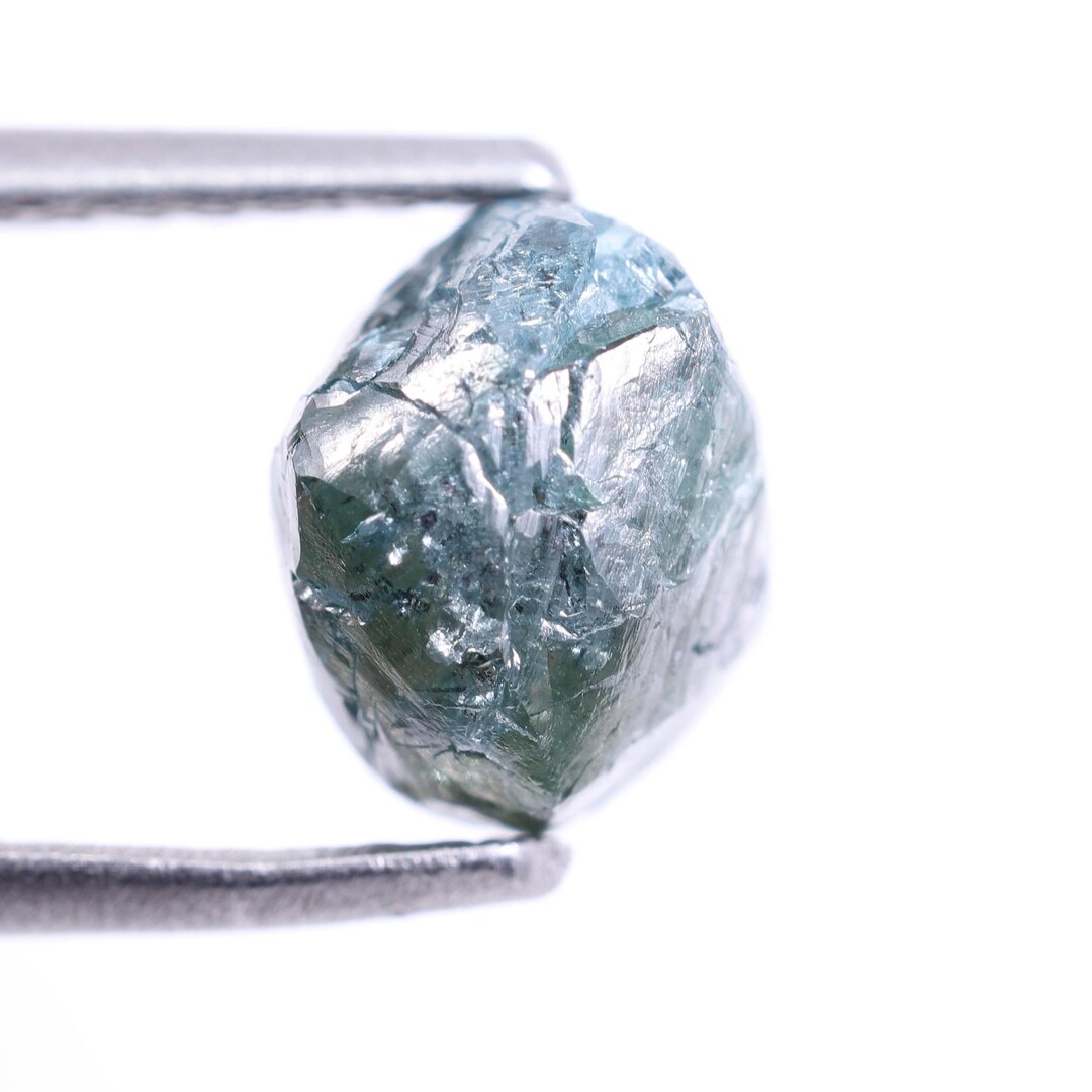 2.15 CT Natural Rough Diamond, Fancy Blue Uncut Raw Diamond, Earth ...