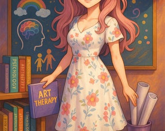O Mundo Interior do Meu Beijo – História de Fantasia para Imprimir e Livro de Colorir para Crianças e Pais | PDF de Arte Terapêutica para Autodescoberta