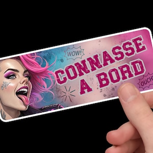 "Bitch on Board"-sticker – Glamourus, ordinair en ongefilterd