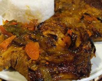 The Best Baked Curry Pork Sirloin Steaks Recipe Digital Recipes Yummy Recipes Simple Recipes Spicy Dish Recipes