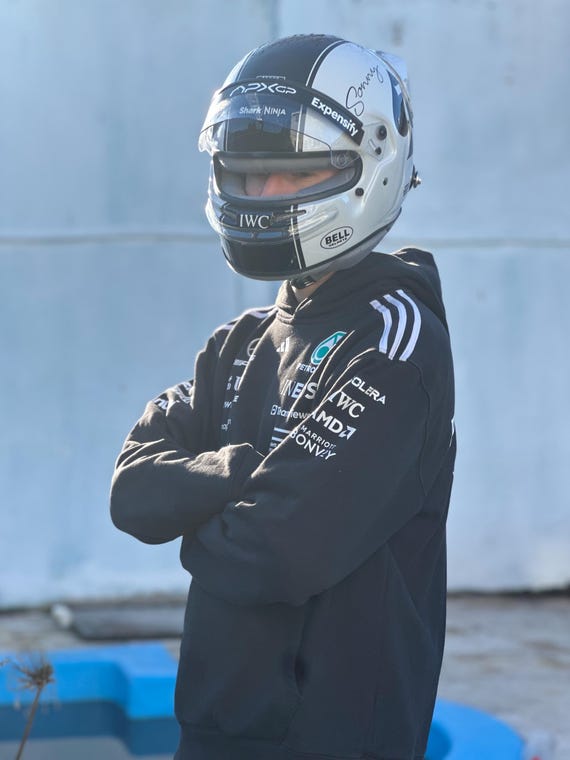 Casco Sonny Hayes #7 APX GP 2025 - Formula 1 the Movie - Brad Pitt