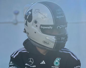 ソニー・ヘイズ #7 APX GP 2025 ヘルメット - フォーミュラ1 ザ