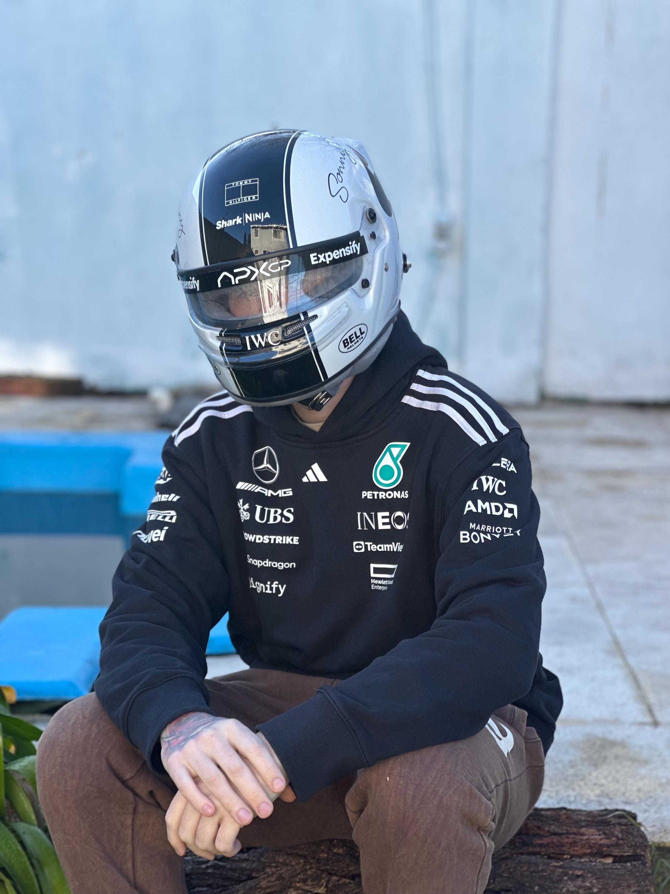 Sonny Hayes #7 F1 2025 Helmet – APX GP Brad Pitt Replica – Formula